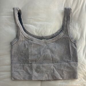 Nikibiki Gray Striped Tank Top